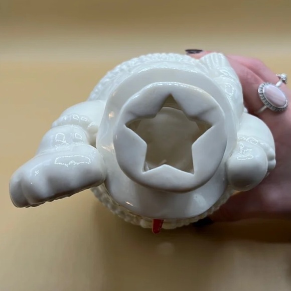 Living Home Christmas Porcelain Snowman Tealight Holder - Picture 6 of 12